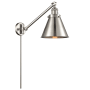Innovations Lighting Appalachian Single Light 12" Tall Bathroom Sconce Brushed Satin Nickel