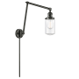 Innovations Lighting Dover 31" Tall Bathroom Sconce Oil Rubbed Bronze / Clear