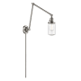 Innovations Lighting Dover 31" Tall Bathroom Sconce Brushed Satin Nickel / Seedy