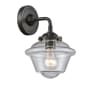 Innovations Lighting Small Oxford Single Light 9" Tall Bathroom Sconce Oil Rubbed Bronze / Seedy