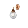 Innovations Lighting Beacon 11" Tall Wall Sconce Antique Copper / Seedy