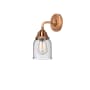 Innovations Lighting Bell 11" Tall Wall Sconce Antique Copper / Seedy
