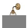 Innovations Lighting Bell 11" Tall Wall Sconce Black Antique Brass / Silver Plated Mercury