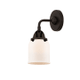Innovations Lighting Bell 10" Tall Wall Sconce Oil Rubbed Bronze / Matte White