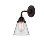 Innovations Lighting Cone 10" Tall Wall Sconce Oil Rubbed Bronze / Clear