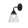 Innovations Lighting Cone 10" Tall Wall Sconce Oil Rubbed Bronze / Seedy
