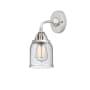 Innovations Lighting Bell 10" Tall Wall Sconce Polished Chrome / Seedy