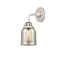 Innovations Lighting Bell 11" Tall Wall Sconce Polished Nickel / Silver Plated Mercury