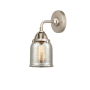 Innovations Lighting Bell 10" Tall Wall Sconce Brushed Satin Nickel / Silver Plated Mercury