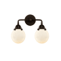 Innovations Lighting Beacon 2 Light 14" Wide Vanity Light Oil Rubbed Bronze / Matte White