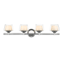 Innovations Lighting Laguna 4 Light 33" Wide Vanity Light Polished Chrome / White / Clear