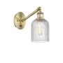 Innovations Lighting Bridal Veil 9" Tall Wall Sconce Antique Brass / Clear