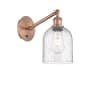 Innovations Lighting Bella 10" Tall Wall Sconce Antique Copper / Seedy