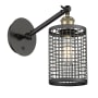 Innovations Lighting Nestbrook 12" Tall Wall Sconce Black Antique Brass / Matte Black
