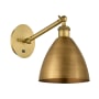 Innovations Lighting Bristol 13" Tall Wall Sconce Brushed Brass