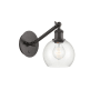 Innovations Lighting Athens 12" Tall Wall Sconce Oil Rubbed Bronze / Clear