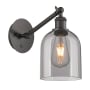 Innovations Lighting Bella 10" Tall Wall Sconce Oil Rubbed Bronze / Light Smoke