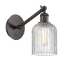 Innovations Lighting Bridal Veil 9" Tall Wall Sconce Oil Rubbed Bronze / Clear