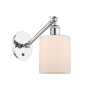Innovations Lighting Cobbleskill 13" Tall Wall Sconce Polished Chrome / Matte White