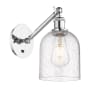 Innovations Lighting Bella 10" Tall Wall Sconce Polished Chrome / Seedy