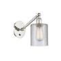 Innovations Lighting Cobbleskill 13" Tall Wall Sconce Polished Nickel / Clear