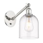 Innovations Lighting Bella 10" Tall Wall Sconce Polished Nickel / Clear