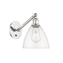 Innovations Lighting Bristol 13" Tall Wall Sconce Polished Nickel / Clear