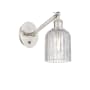 Innovations Lighting Bridal Veil 9" Tall Wall Sconce Brushed Satin Nickel / Clear