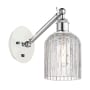 Innovations Lighting Bridal Veil 9" Tall Wall Sconce White Polished Chrome / Clear