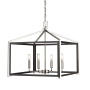 Innovations Lighting Wiscoy 4 Light 20" Wide Pendant Black Polished Nickel