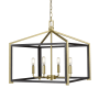 Innovations Lighting Wiscoy 4 Light 20" Wide Pendant Brushed Satin Brass
