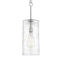 Innovations Lighting Wexford 8" Wide Mini Pendant Brushed Satin Nickel / Clear Deco Swirl