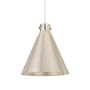 Innovations Lighting Newton Cone 18" Wide Pendant Satin Nickel / Satin Nickel