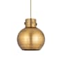 Innovations Lighting Newton Sphere 10" Wide Pendant Brushed Brass / Brushed Brass