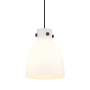 Innovations Lighting Newton Bell 10" Wide Pendant Matte Black / Matte White