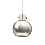Innovations Lighting Newton Sphere 10" Wide Pendant Polished Nickel / Polished Nickel