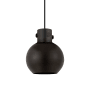 Innovations Lighting Newton Sphere 8" Wide Mini Pendant Matte Black / Matte Black