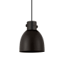Innovations Lighting Newton Bell 8" Wide Mini Pendant Matte Black / Matte Black
