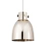 Innovations Lighting Newton Bell 8" Wide Mini Pendant Polished Nickel / Polished Nickel