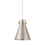 Innovations Lighting Newton Cone 8" Wide Mini Pendant Satin Nickel / Satin Nickel
