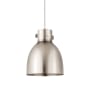 Innovations Lighting Newton Bell 8" Wide Mini Pendant Satin Nickel / Satin Nickel