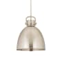 Innovations Lighting Newton Bell 14" Wide Pendant Satin Nickel / Satin Nickel