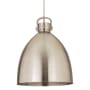 Innovations Lighting Newton Bell 18" Wide Pendant Satin Nickel / Satin Nickel