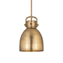 Innovations Lighting Newton Bell 10" Wide Pendant Brushed Brass / Brushed Brass