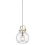 Innovations Lighting Newton Sphere 10" Wide Pendant Champagne Bronze / Seedy