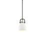 Innovations Lighting Newton Bell 8" Wide Suspension Mini Pendant Matte Black