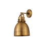 Innovations Lighting Newton Bell 5" Tall Wall Sconce Brushed Brass / Brushed Brass