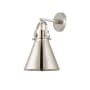 Innovations Lighting Newton Cone 15" Tall Wall Sconce Polished Nickel