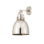 Innovations Lighting Newton Bell 5" Tall Wall Sconce Polished Nickel / Polished Nickel