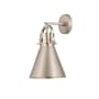 Innovations Lighting Newton Cone 15" Tall Wall Sconce Satin Nickel